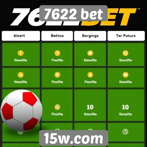 Principais recursos do site 7622 bet